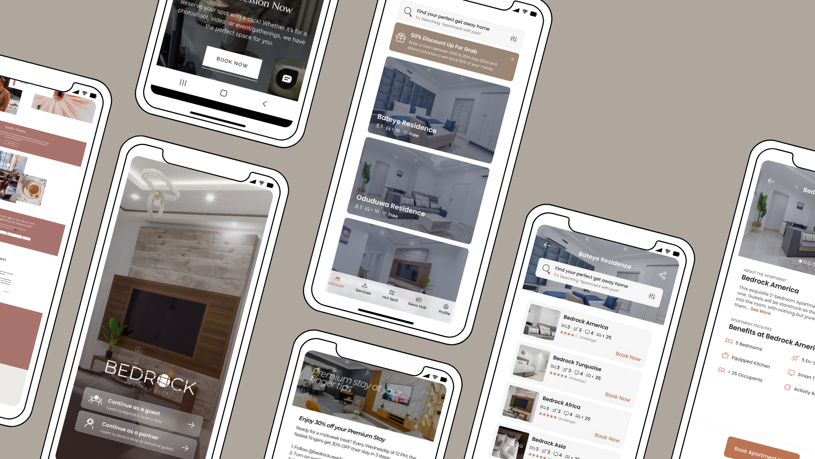 How to Book an Apartment for Your Guest on the Bedrock Residences Mobile App.
