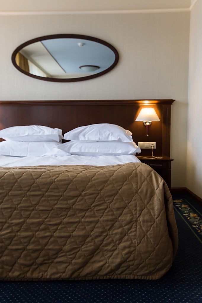 Interior of a hotel room